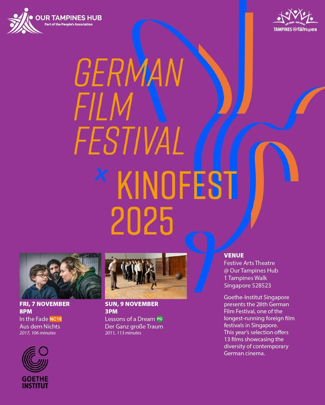 Promotional image for the 28th German Film Festival