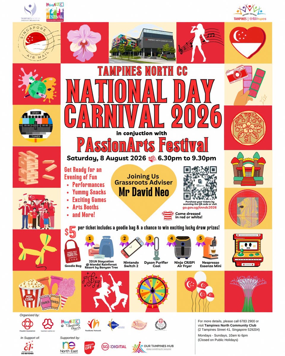 Tampines North CC National Day Carnival 2026