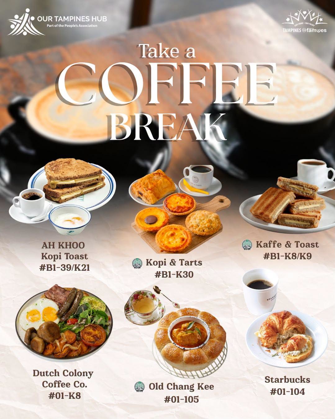 Take a Coffee Break at Our Tampines Hub: 5 Cafes and Bites From B1 to Level 1