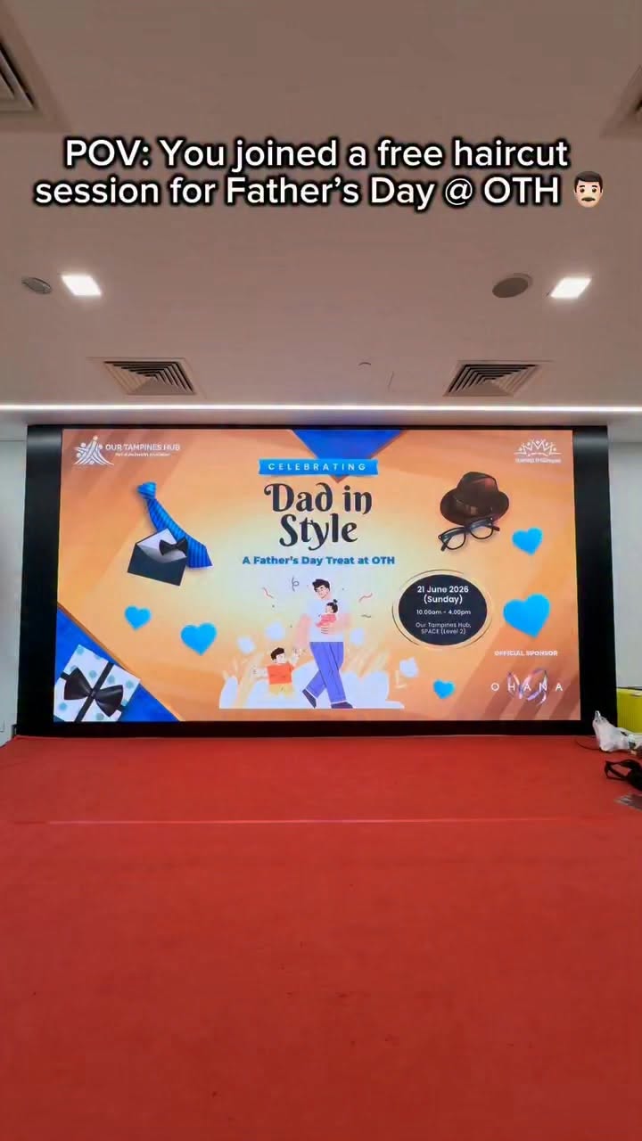 Dad in Style Father's Day event at Our Tampines Hub
