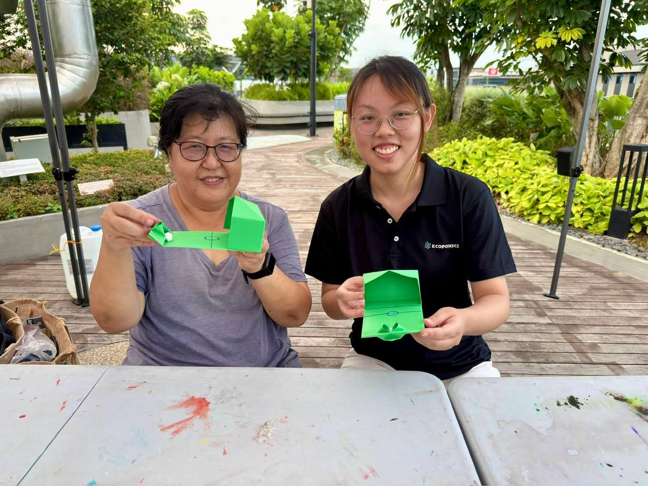 OTH Wellness Garden Hosts Origami Football Pitch Workshop