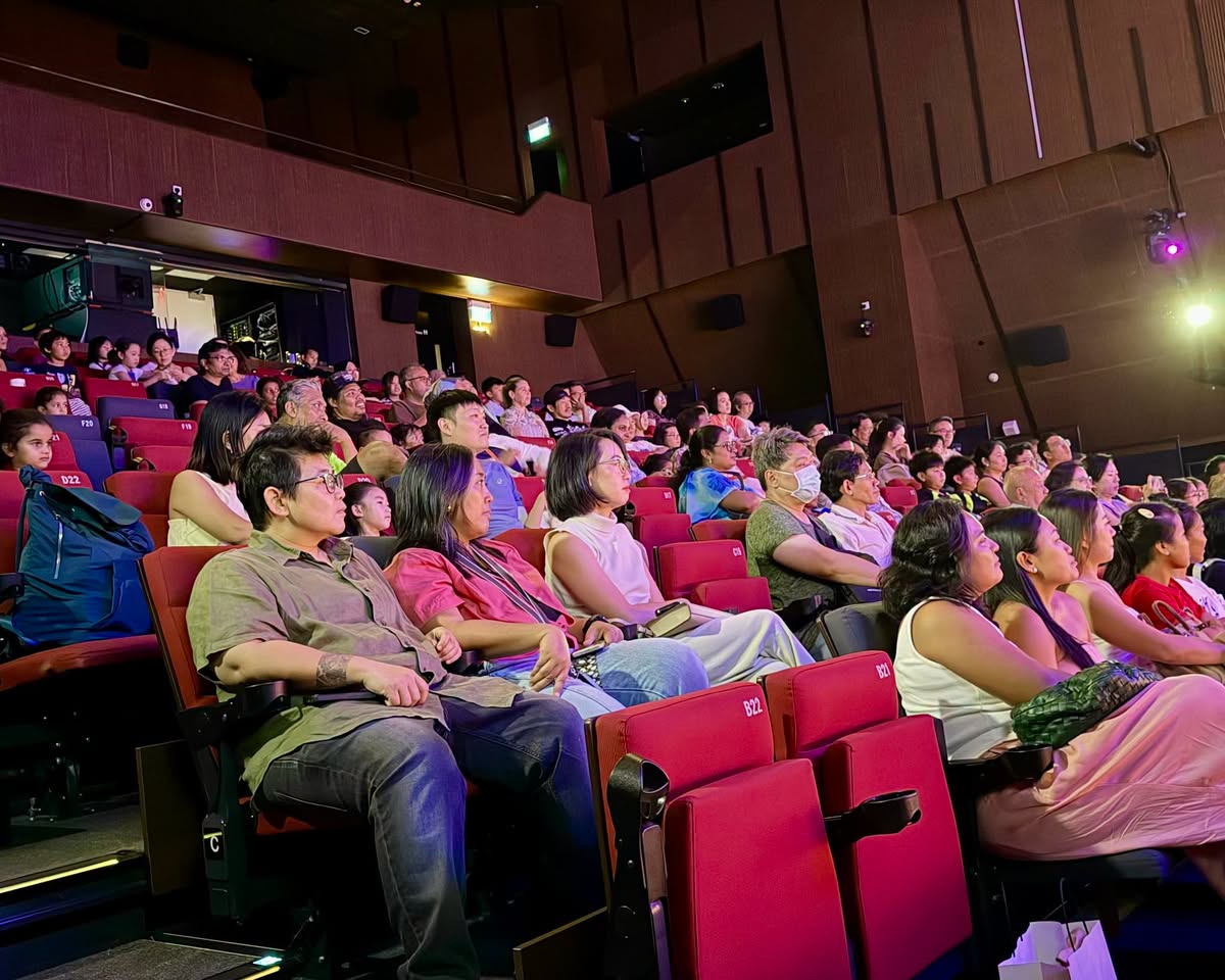 Audience seated in the Festive Arts Theatre