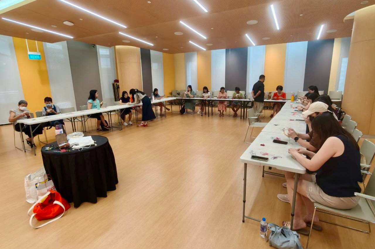 Embroidery Workshop at Our Tampines Hub Function Room 2