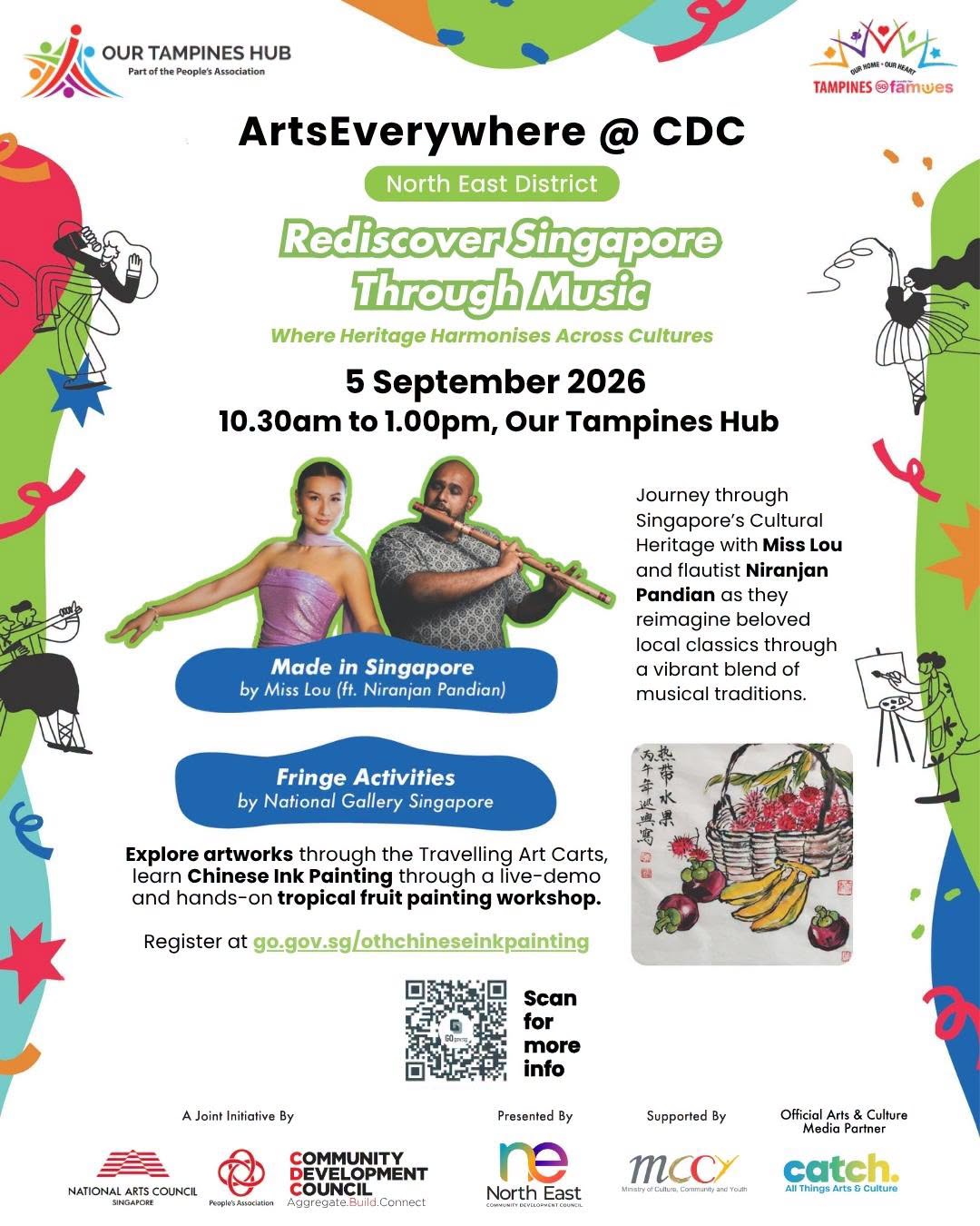 ArtsEverywhere @ CDC at Our Tampines Hub on 5 September 2026