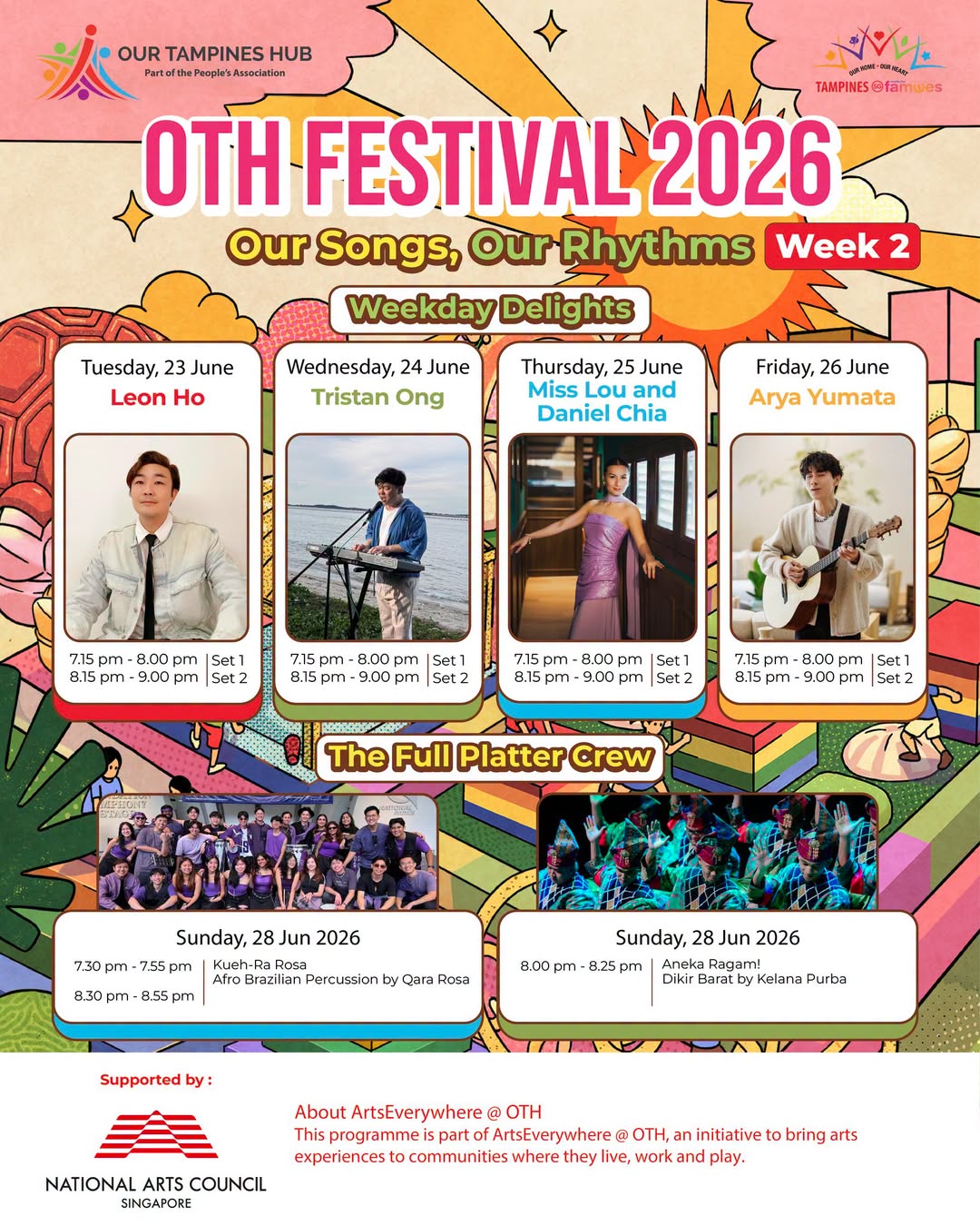 OTH Festival 2026 at Our Tampines Hub Town Square