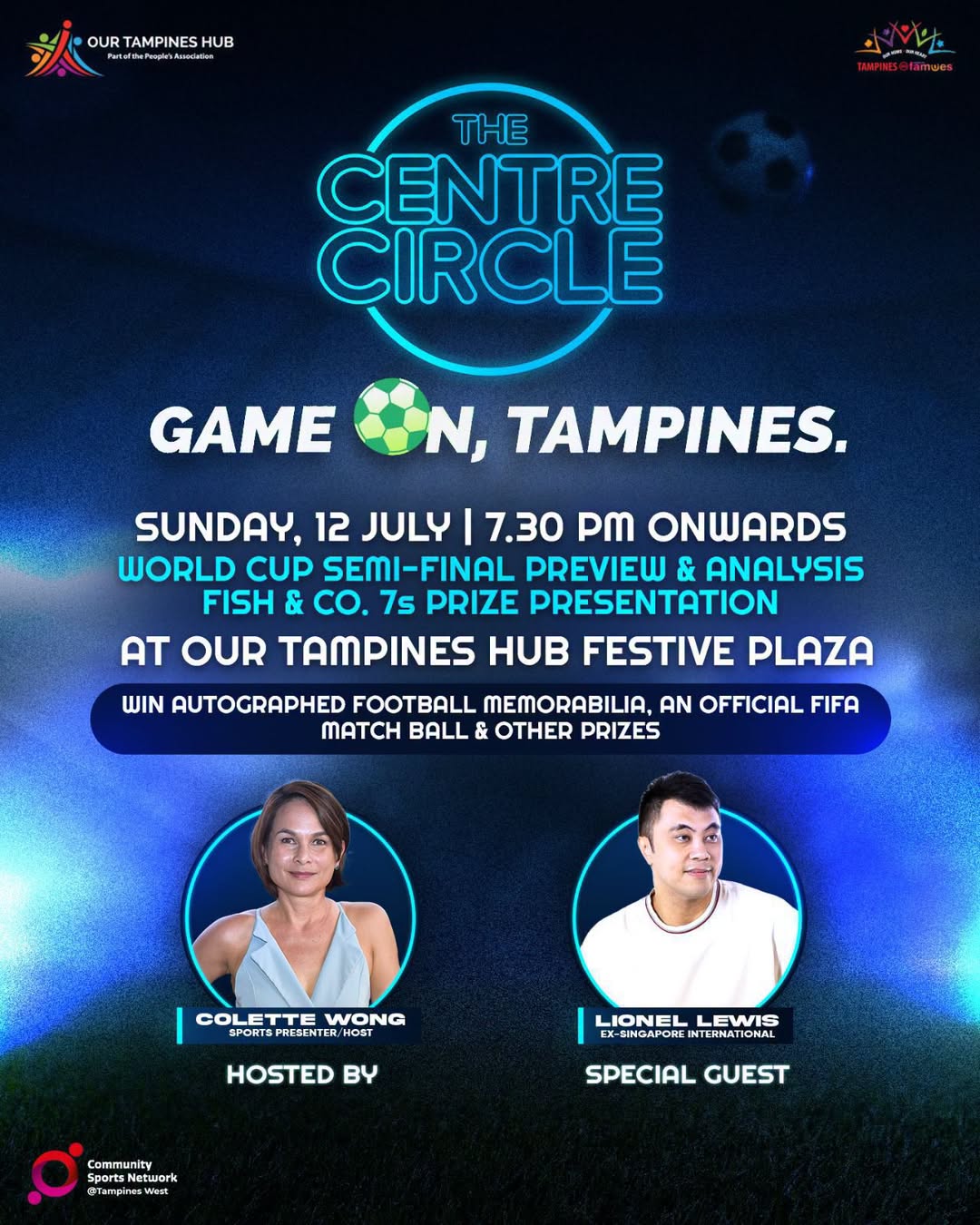 Centre Circle World Cup 2026 Edition Returns to Our Tampines Hub on 12 July