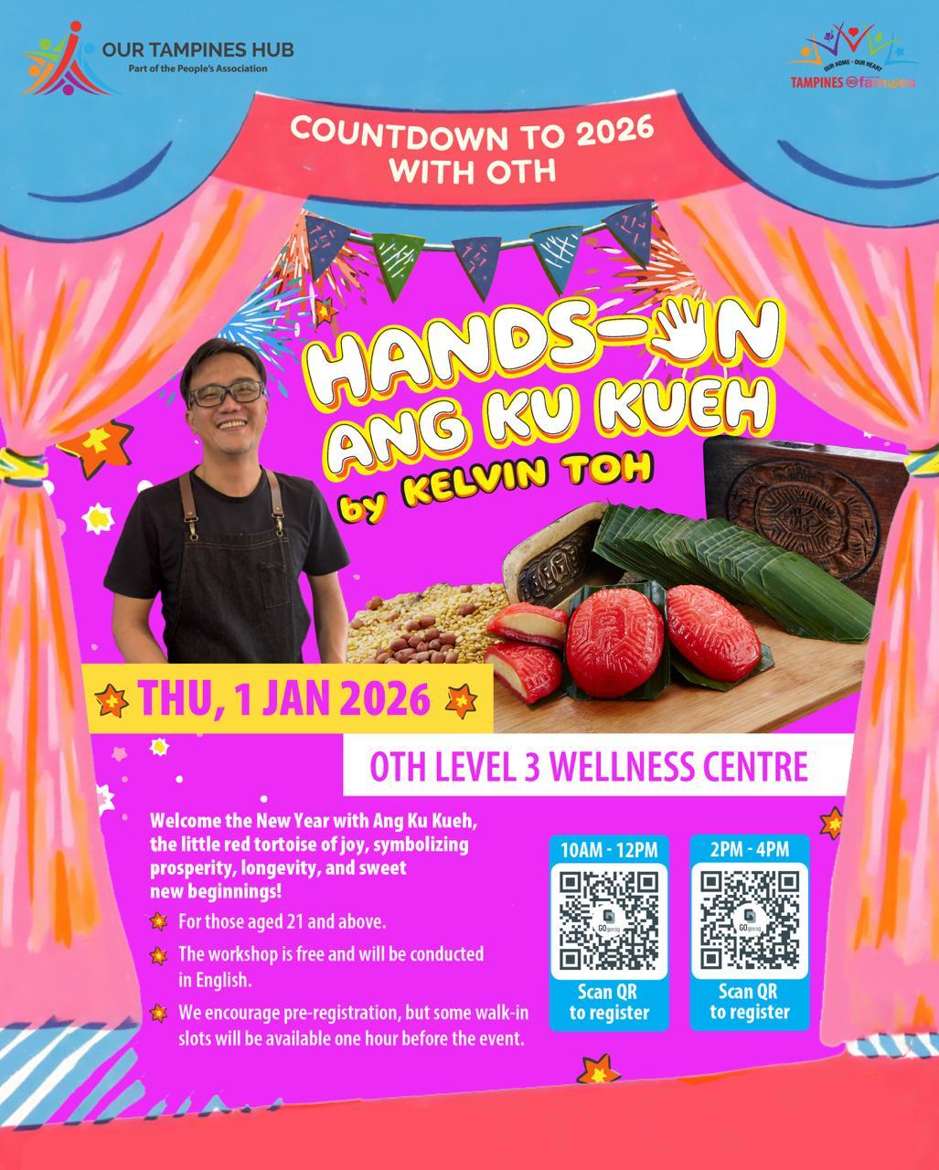 A vibrant red Ang Ku Kueh, a traditional sweet treat.