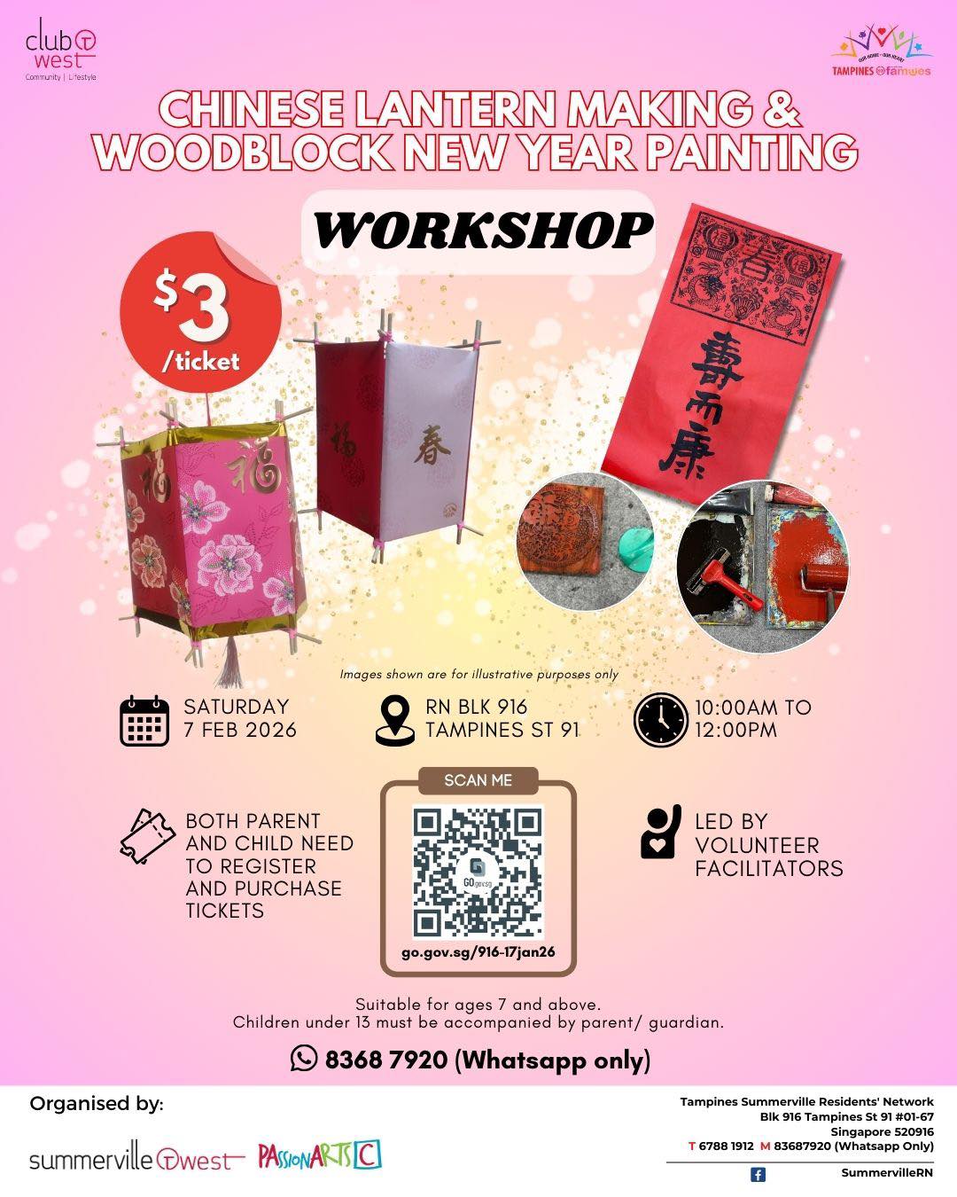 A festive Chinese New Year workshop featuring traditional crafts