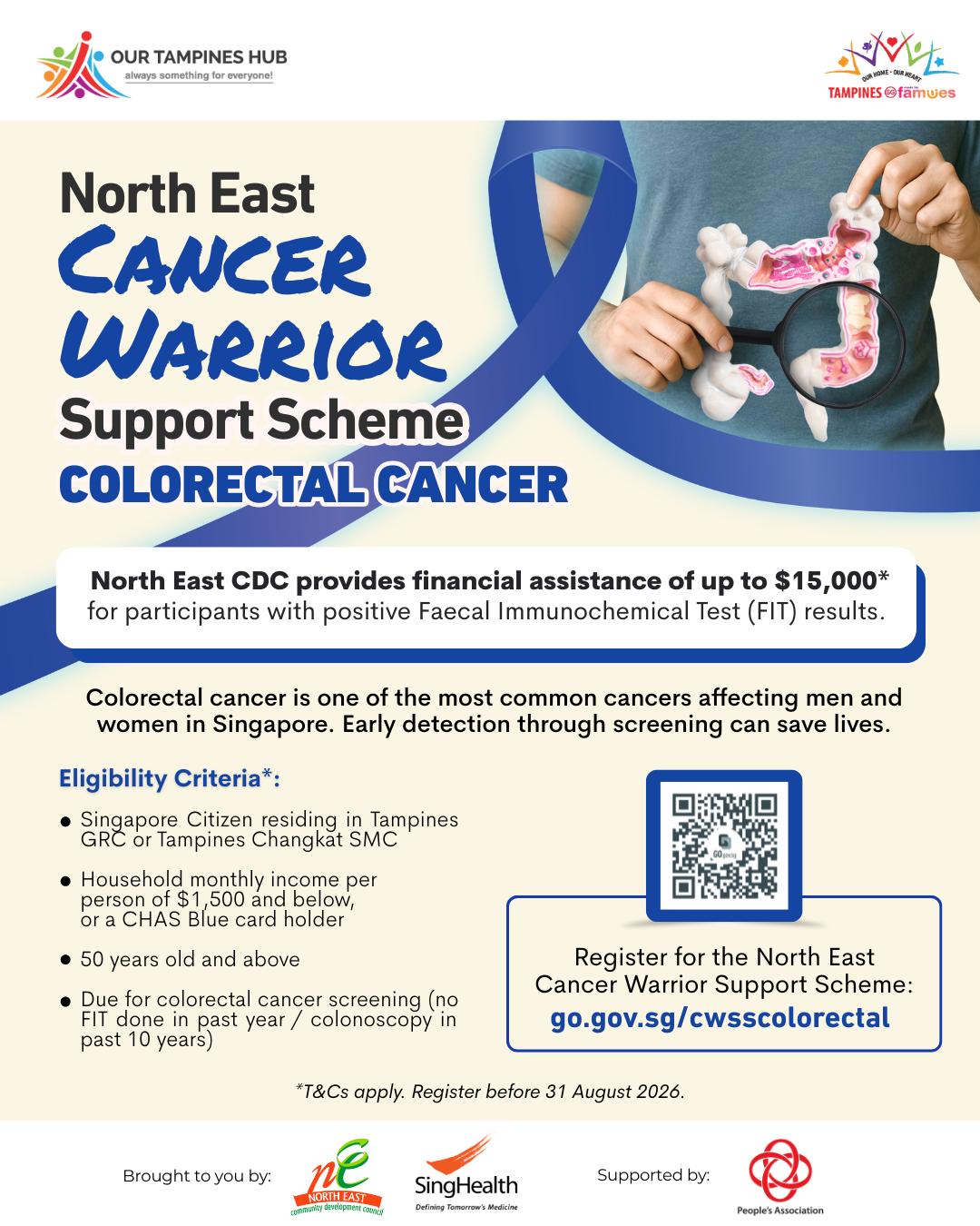 A person receiving support, symbolizing care and assistance for cancer warriors.