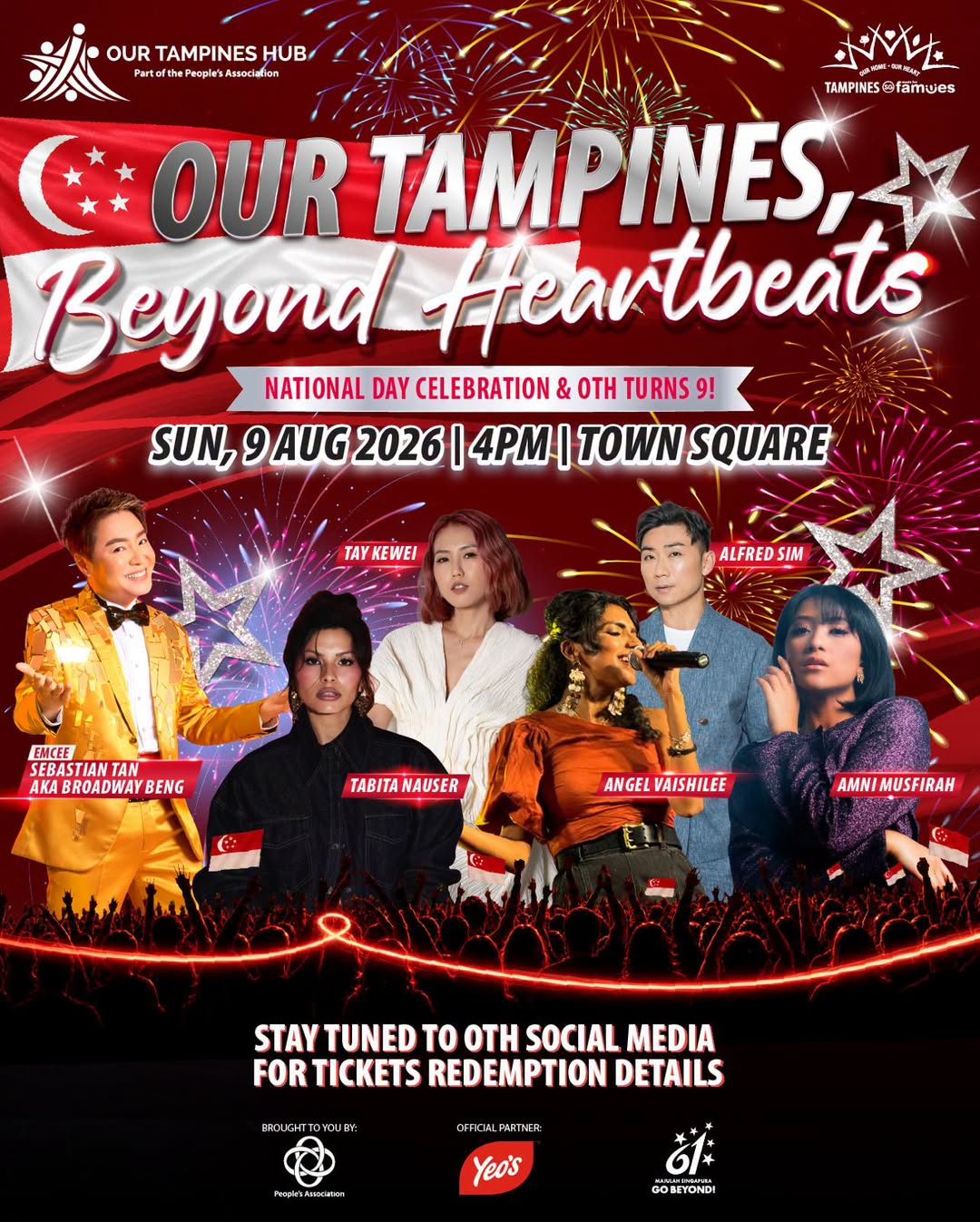 Our Tampines Hub National Day Celebration 2026 Features Local Artists