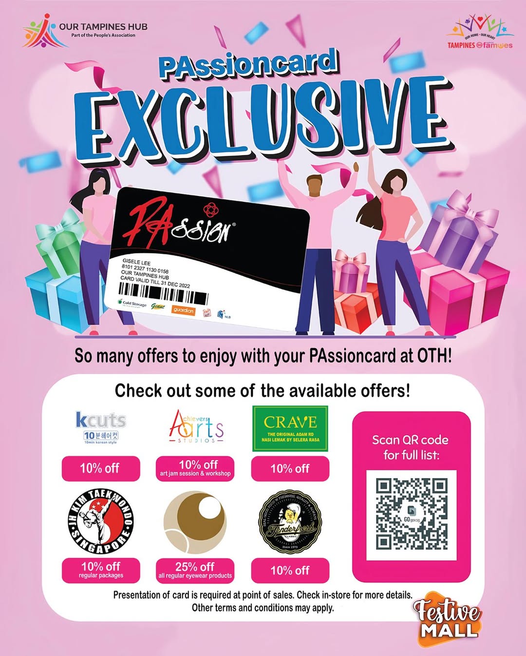 PAssion Card deals and offers at participating merchant stores
