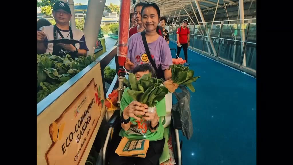 OTH Harvest Day Shares Fresh Vegetables and Organic Fertiliser with Residents
