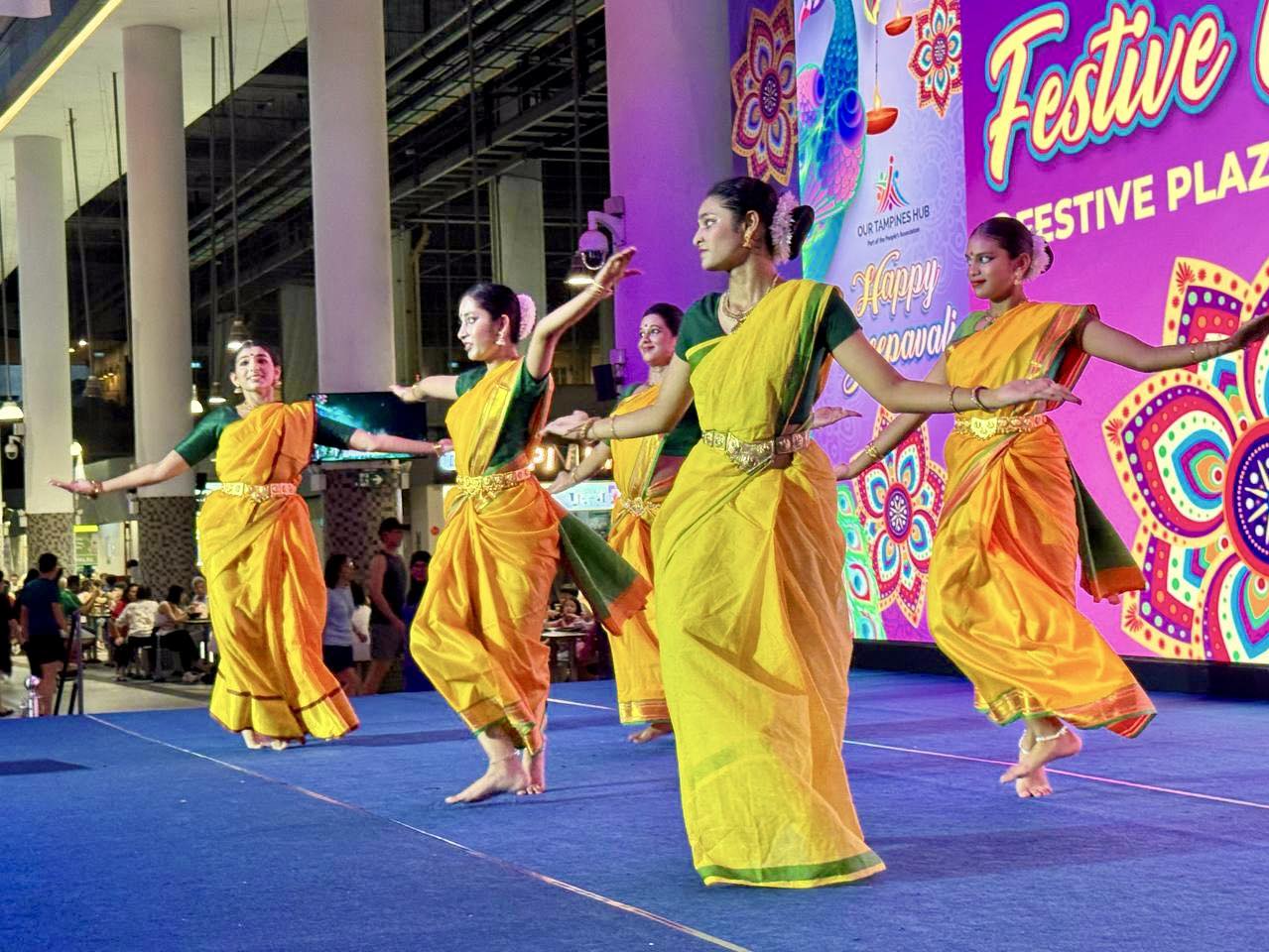 Energetic folk dance at Festive Galore
