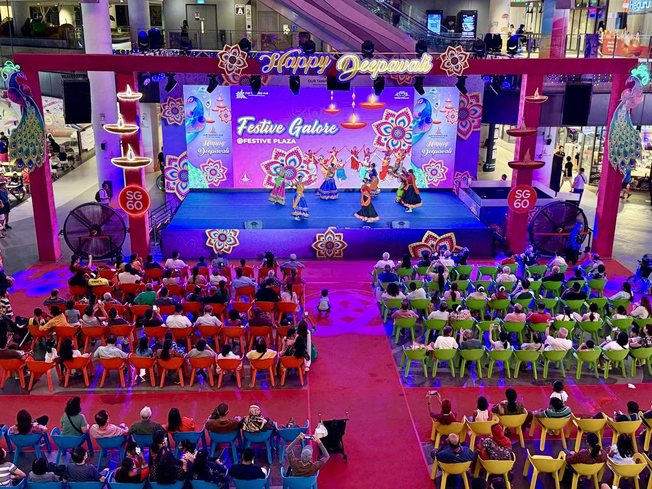 Dancers showcasing Indian traditions