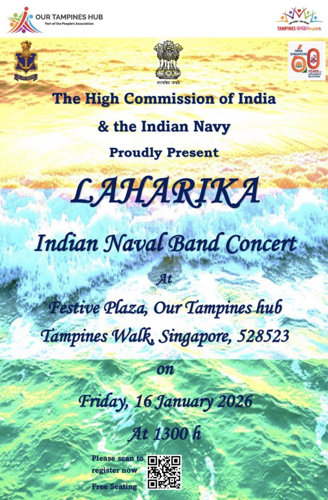 The Indian Naval Band performing a musical extravaganza