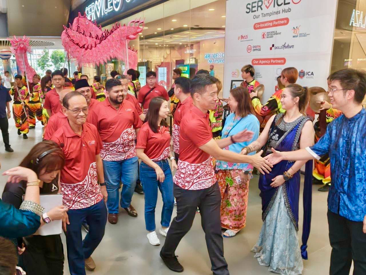 Community participants at Our Tampines Hub event