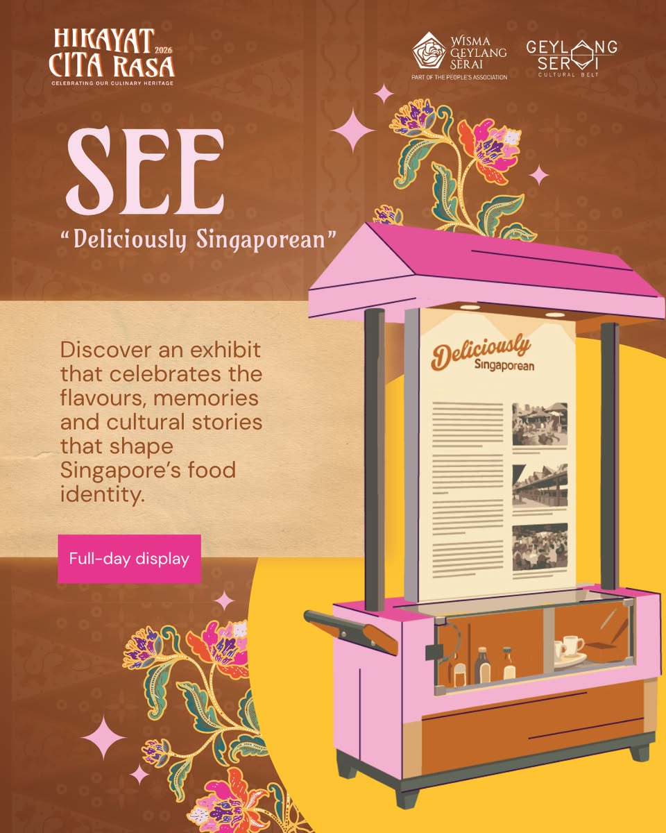 Deliciously Singaporean exhibit