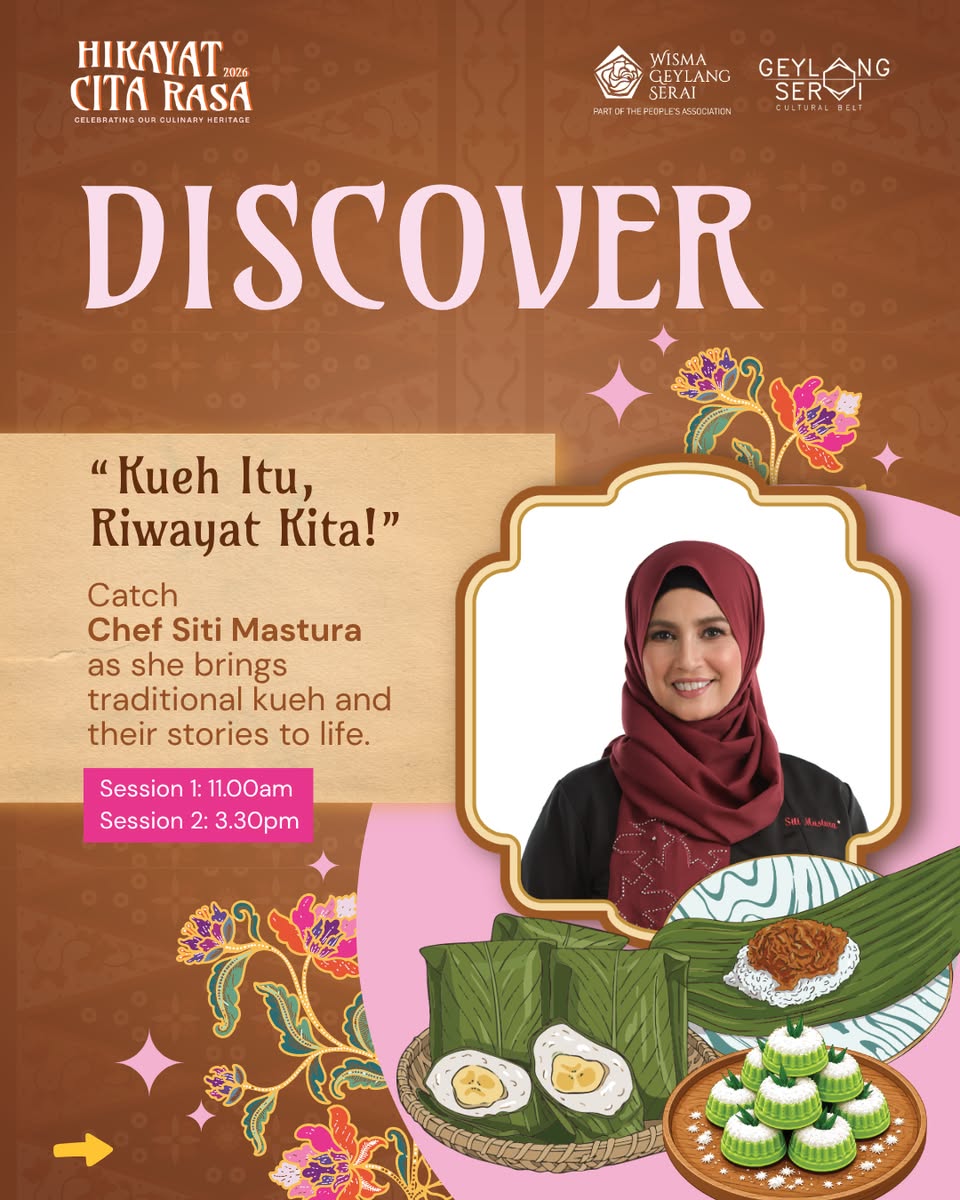 Chef Siti Mastura kueh demonstration