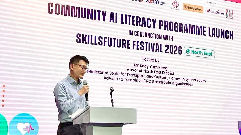 Community AI Literacy Program Launch at SkillsFuture Festival