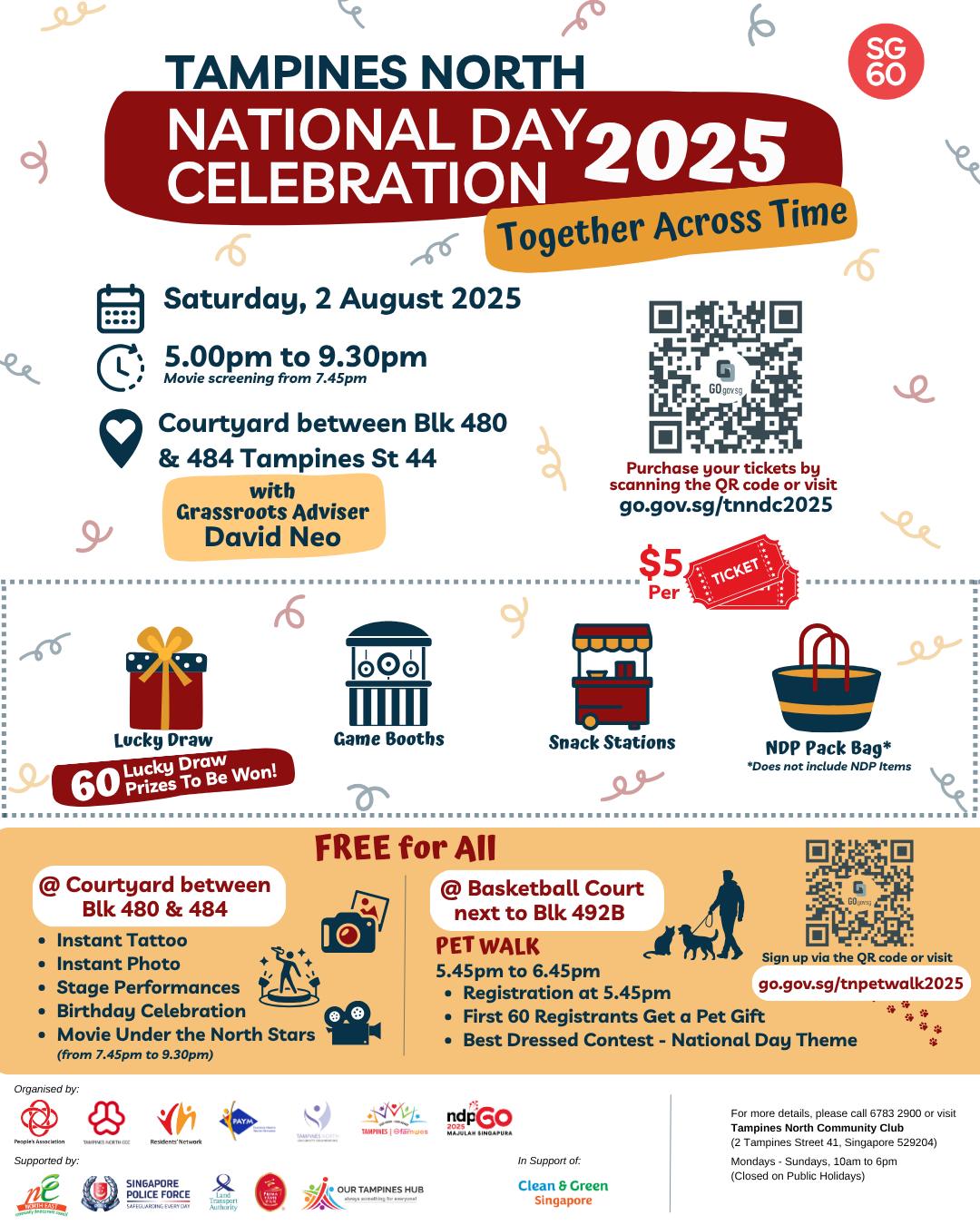 A vibrant community celebration event in progress, perhaps with people enjoying games or performances.