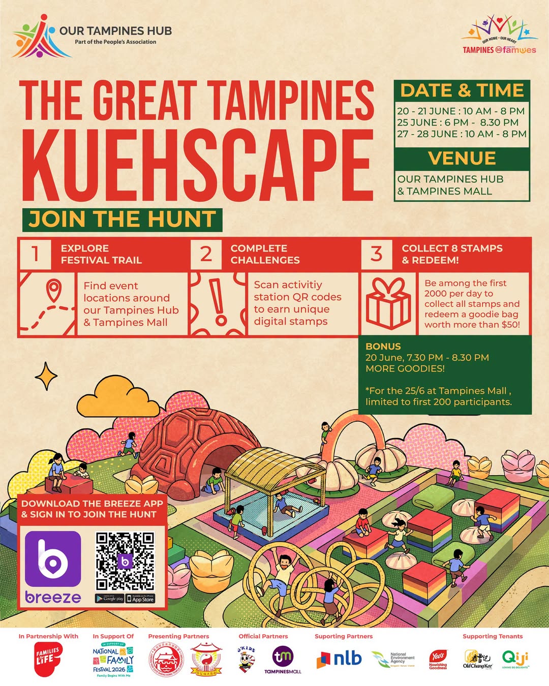 OTH Festival 2026 Kueh on the Run Game Hunt Wins Goodie Bags Worth Over $50