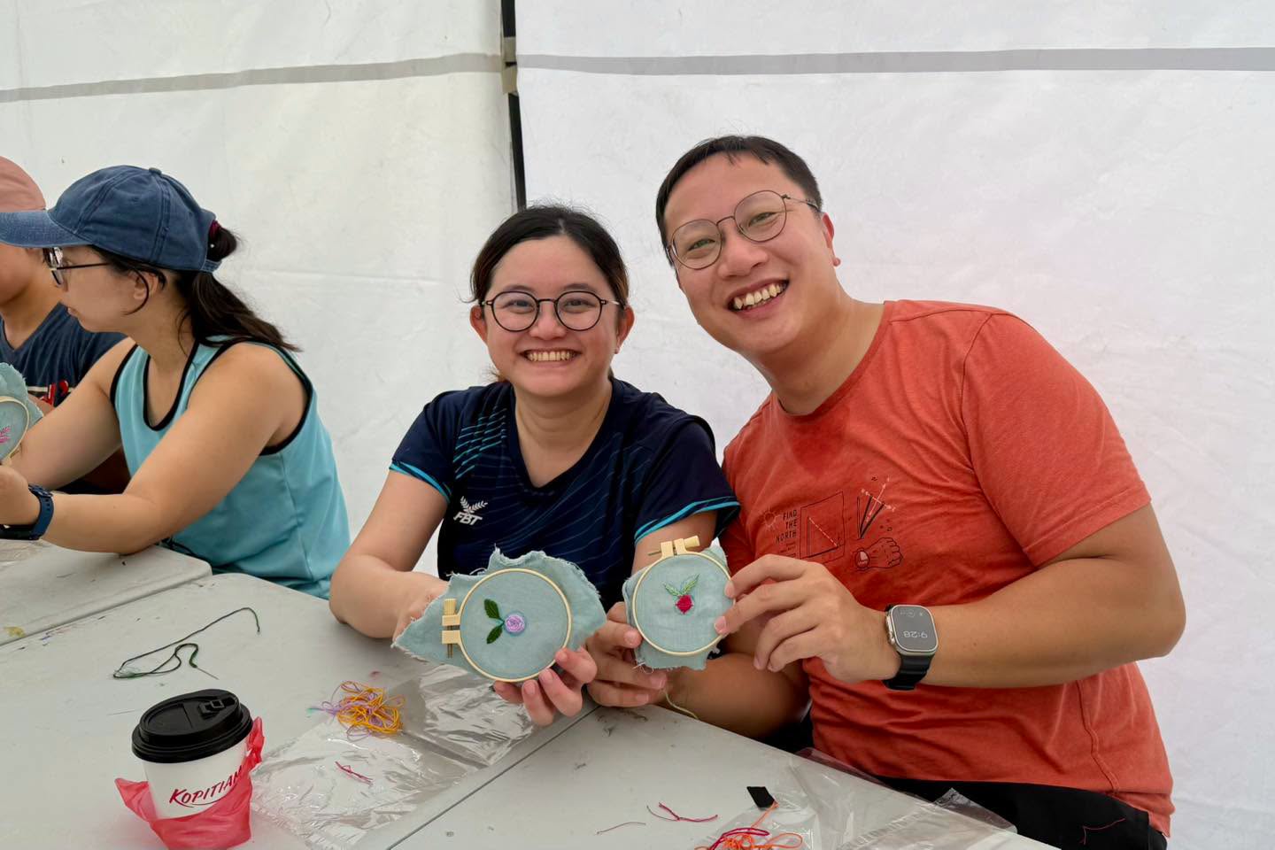 Embroidery Workshop at OTH Wellness Garden Welcomes Saturday Crafters