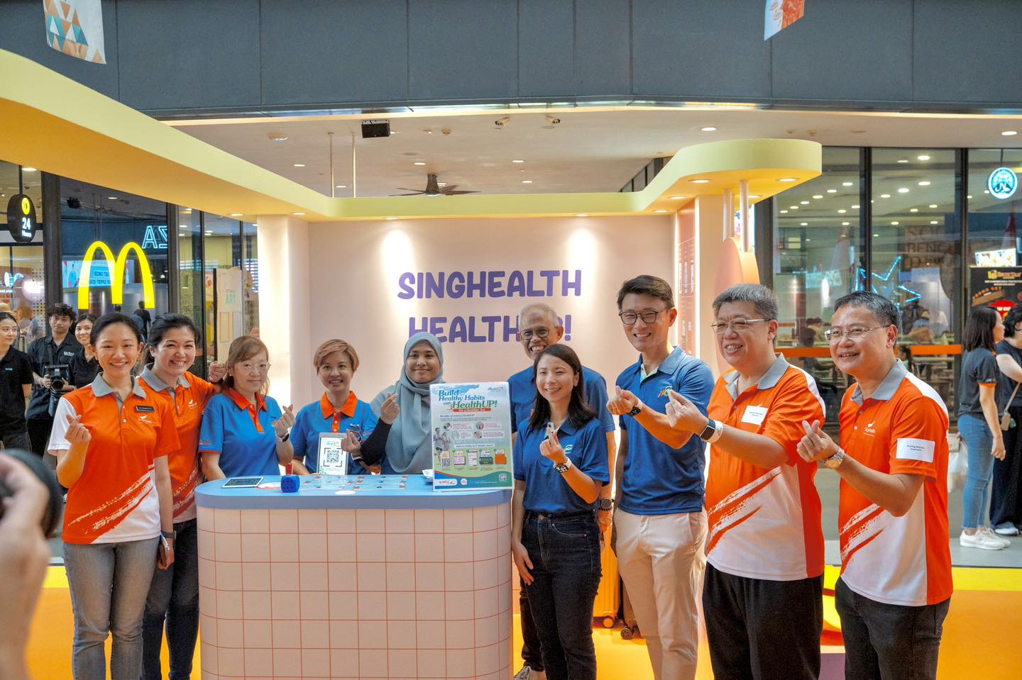 Scenes from the North East Cancer Warrior Support Scheme launch at Our Tampines Hub.