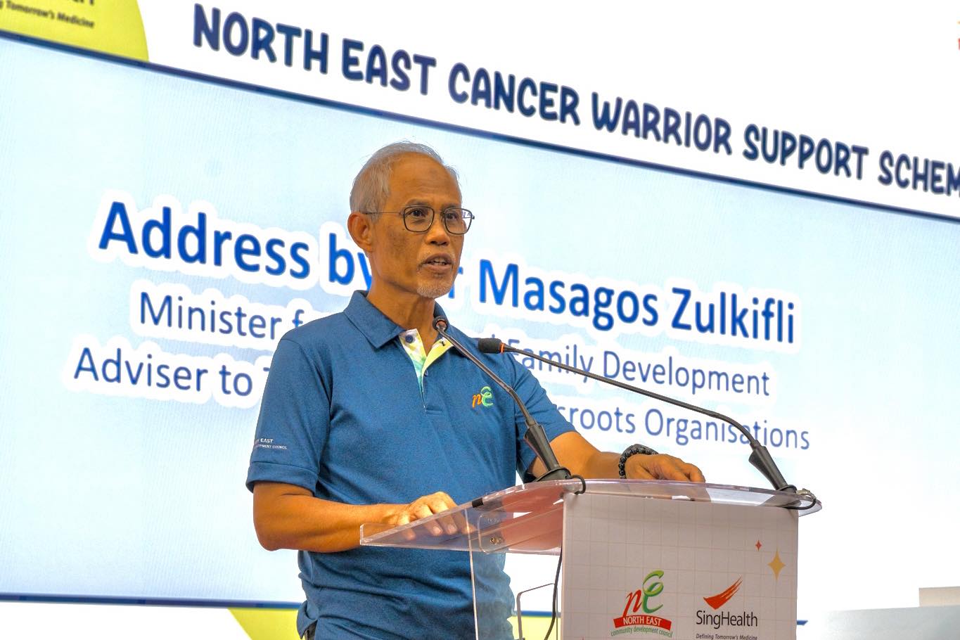 Scenes from the North East Cancer Warrior Support Scheme launch at Our Tampines Hub.