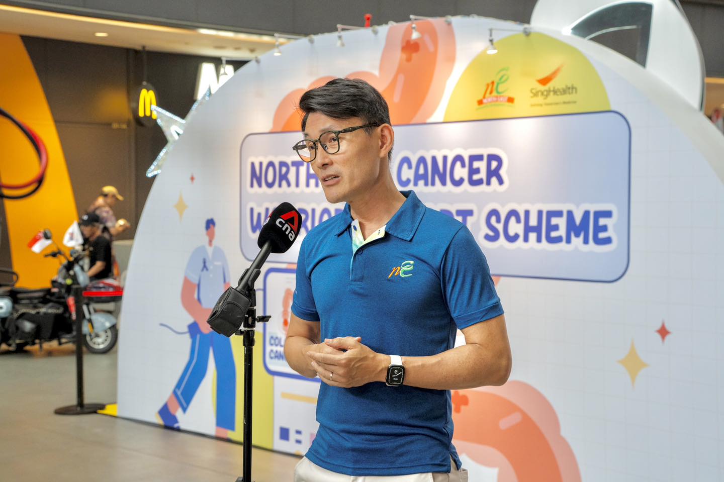 Scenes from the North East Cancer Warrior Support Scheme launch at Our Tampines Hub.