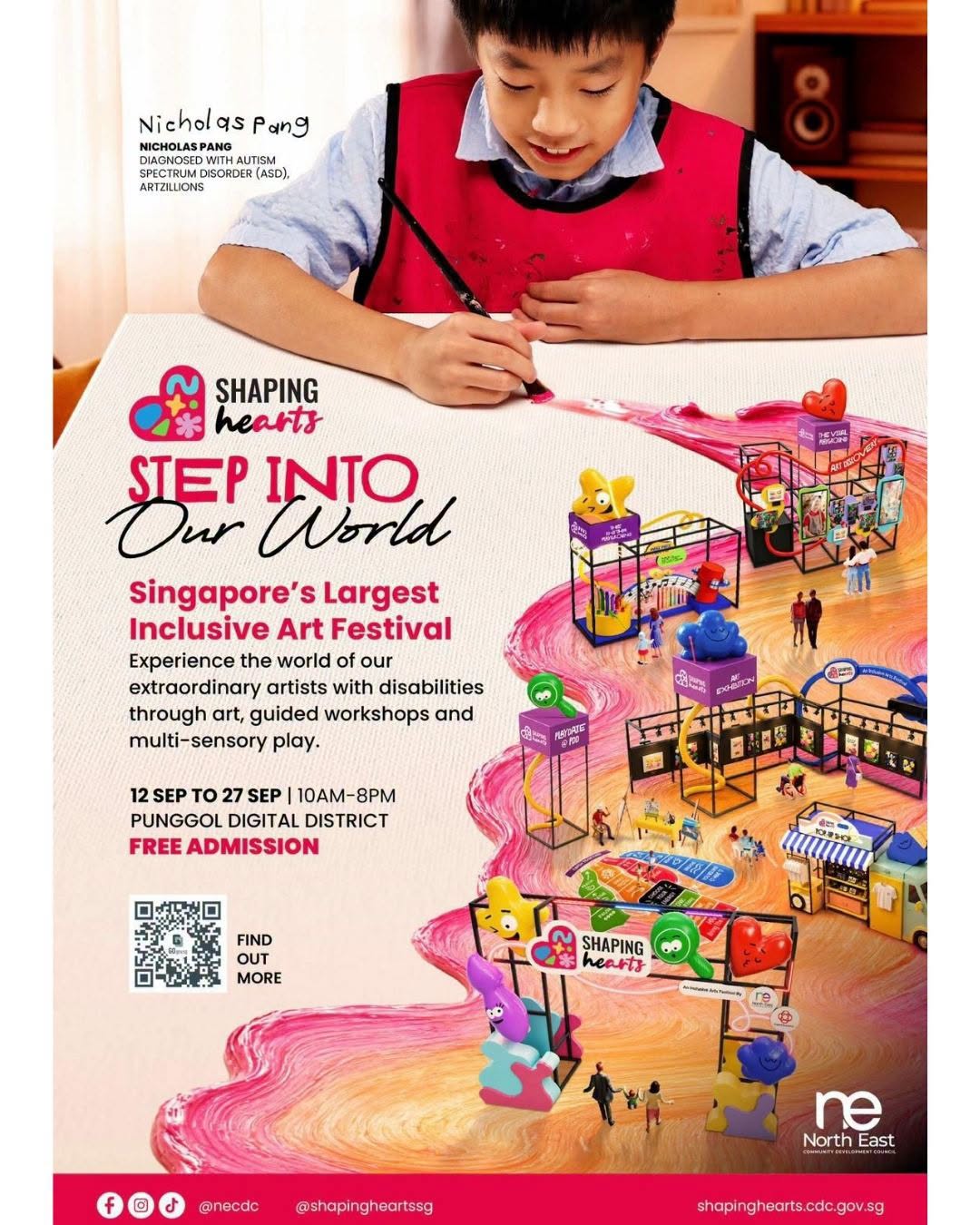 Shaping Hearts 2026: Free Inclusive Arts Festival at Punggol Digital District