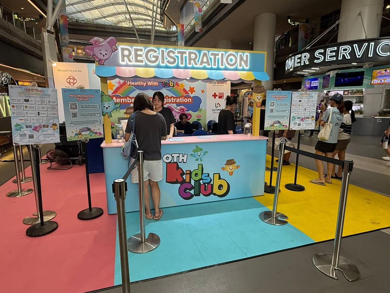 Children engaging in creative activities at OTH Kids Club