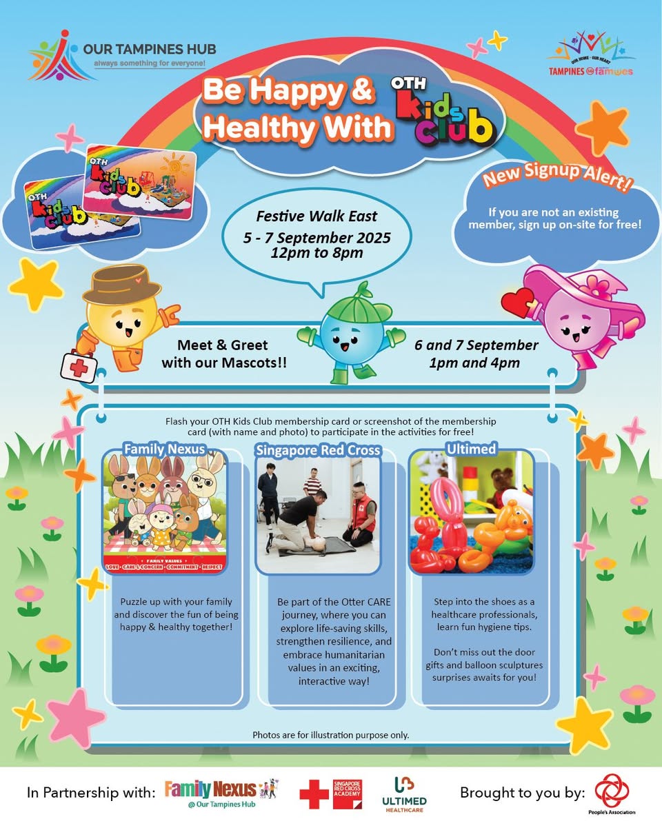 A vibrant display of engaging play areas and educational stations for the OTH Kids Club school holidays