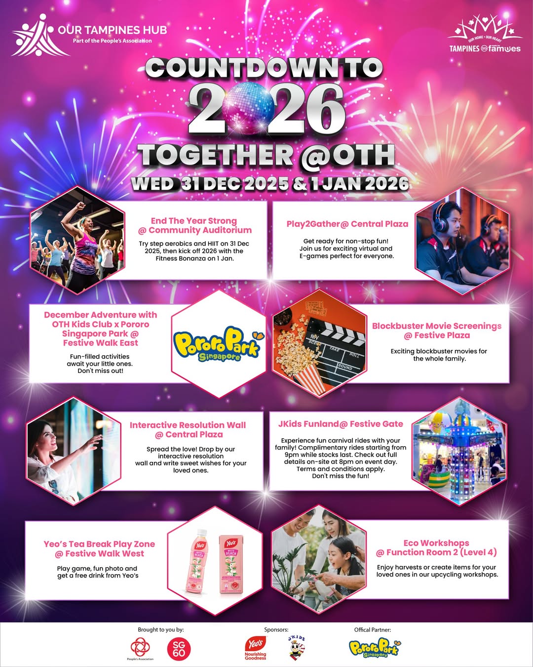 Festive Countdown Celebration at Our Tampines Hub