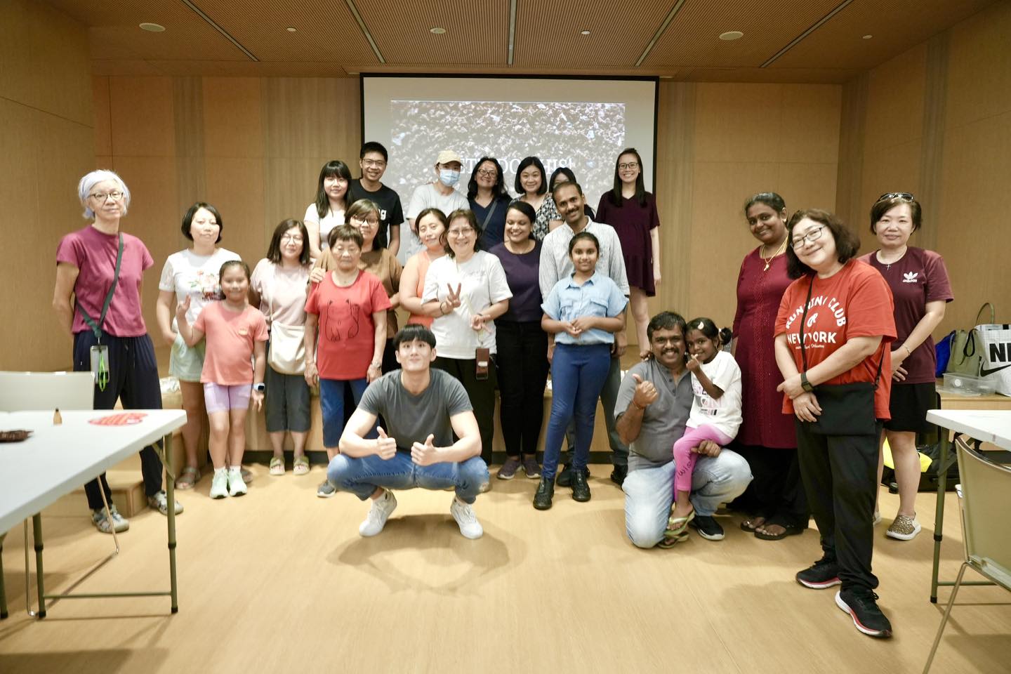 People participating in an open mic session at Our Tampines Hub