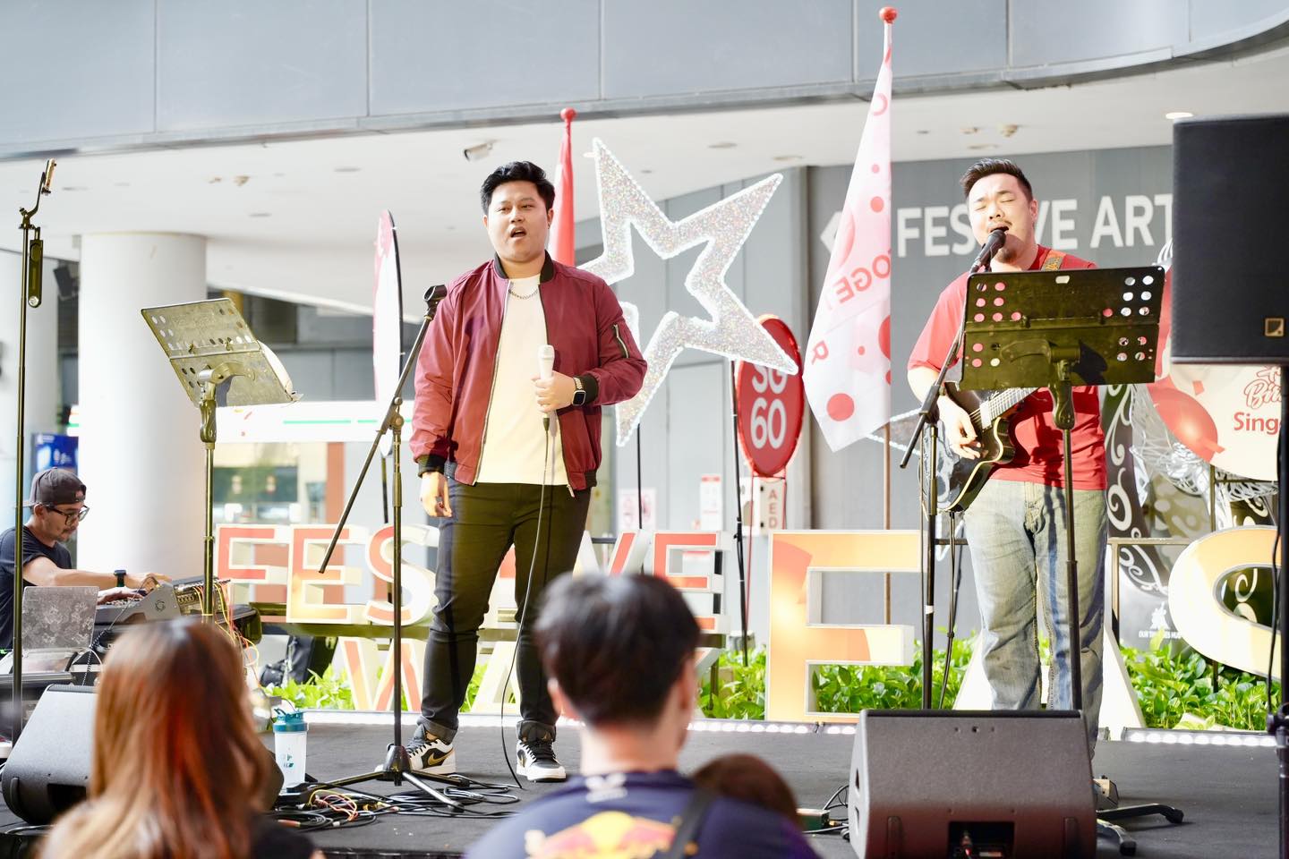 Participants at an eco-workshop making coffee ground soap