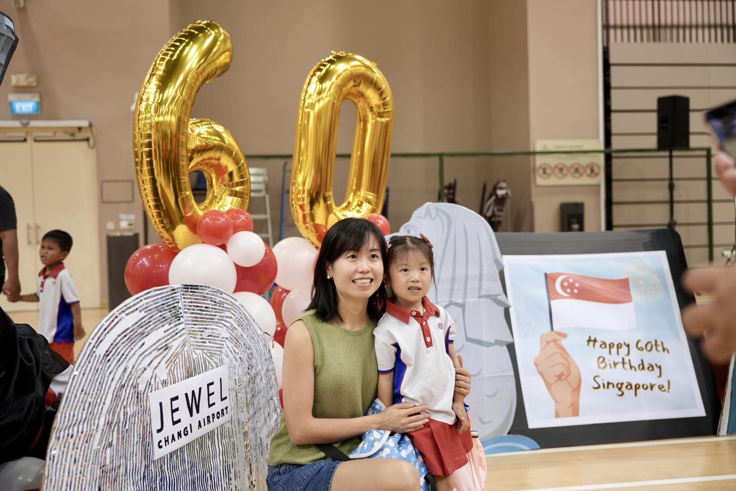 Community leaders observing the sports carnival activities