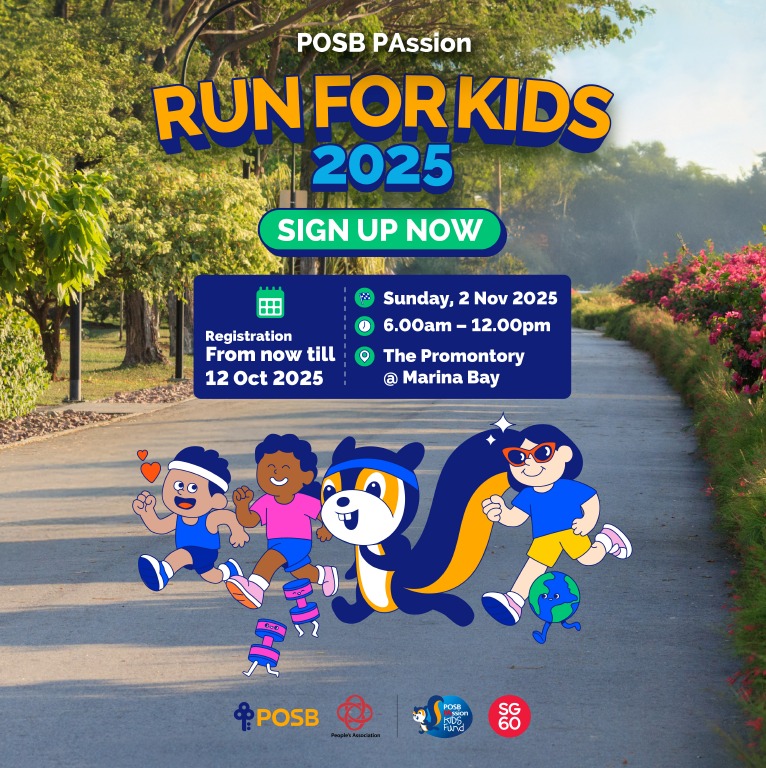 Children and families participating in a fun run event.