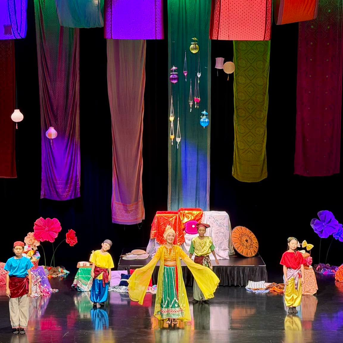 The Nightingale theatrical performance on stage at Festive Arts Theatre