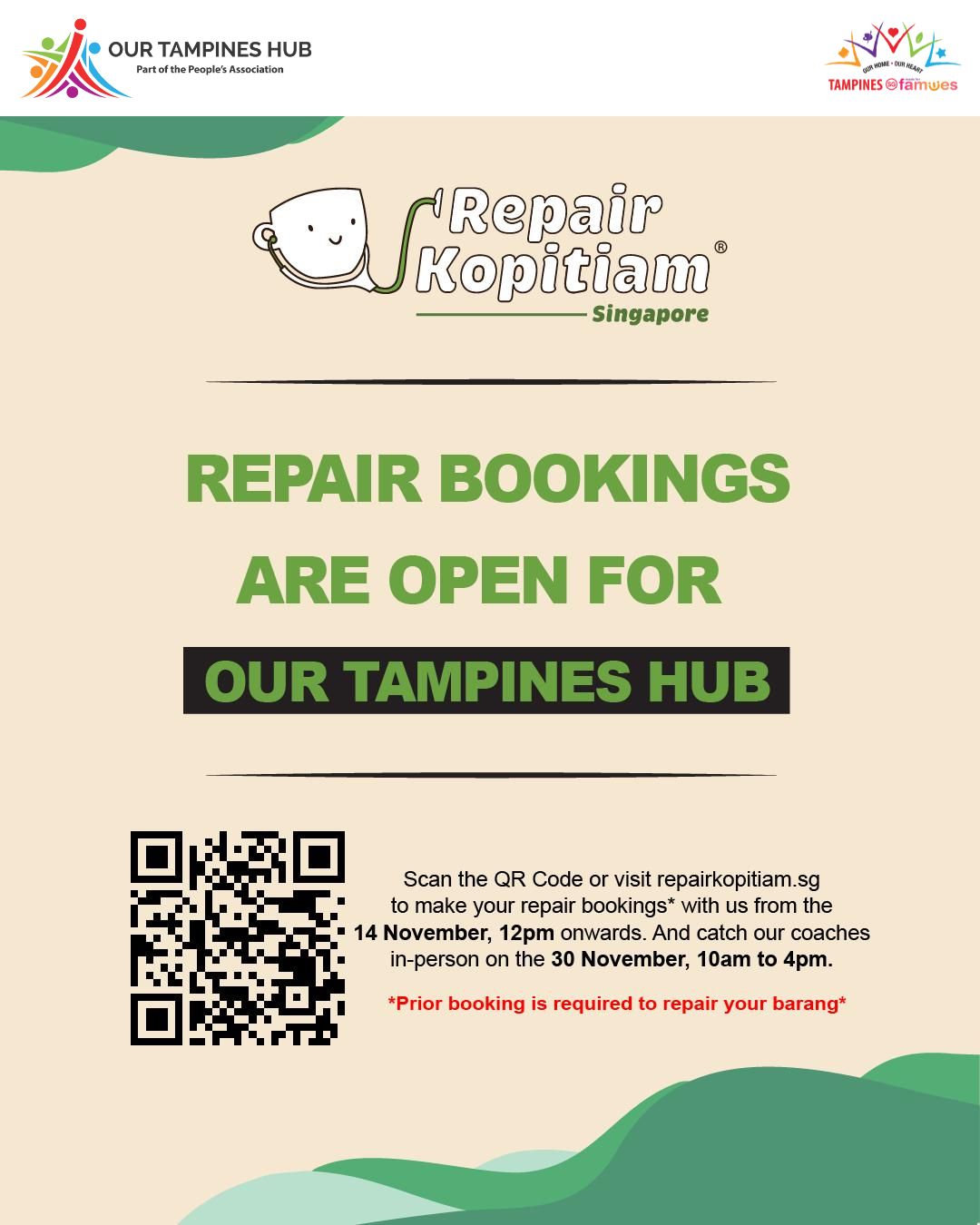 Visual representation of a community repair event.