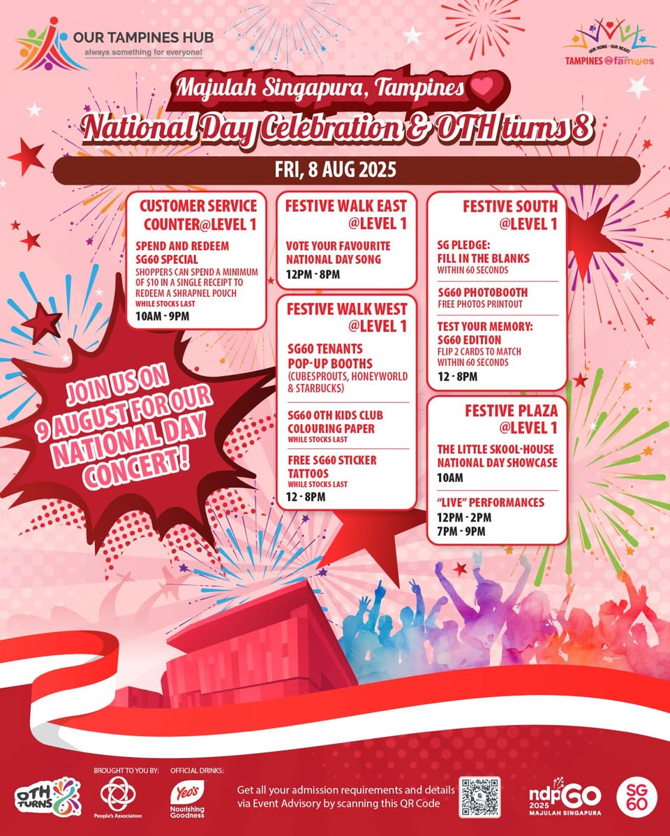 Attendees participating in a creative workshop or activity at Our Tampines Hub