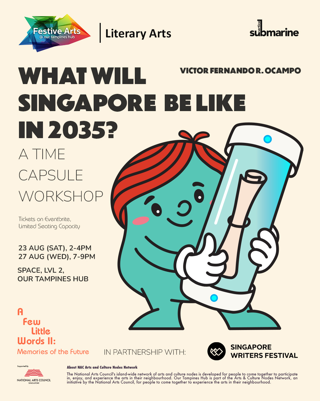 An intriguing image prompting thought about the future of Singapore.