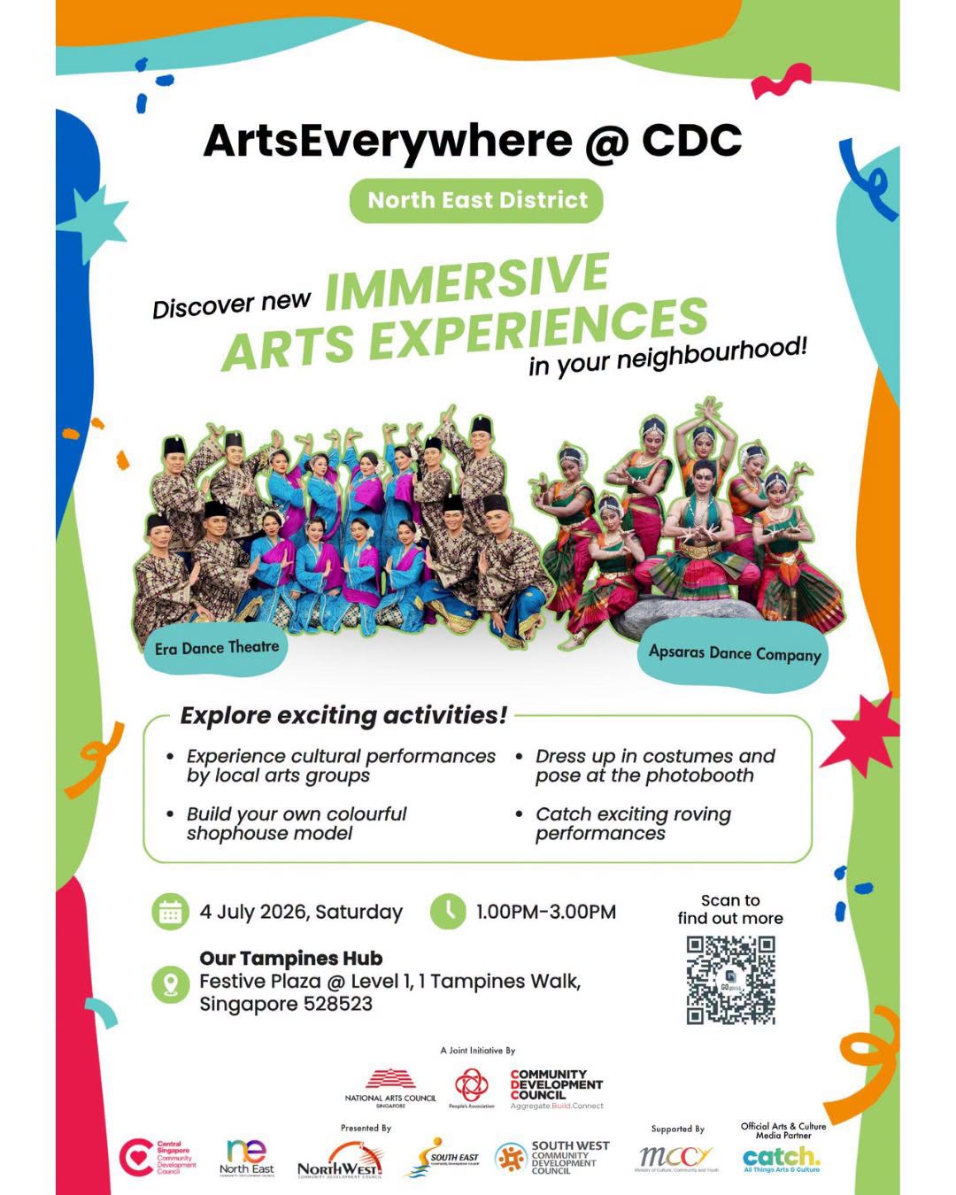 ArtsEverywhere @ CDC at Our Tampines Hub on 4 July 2026
