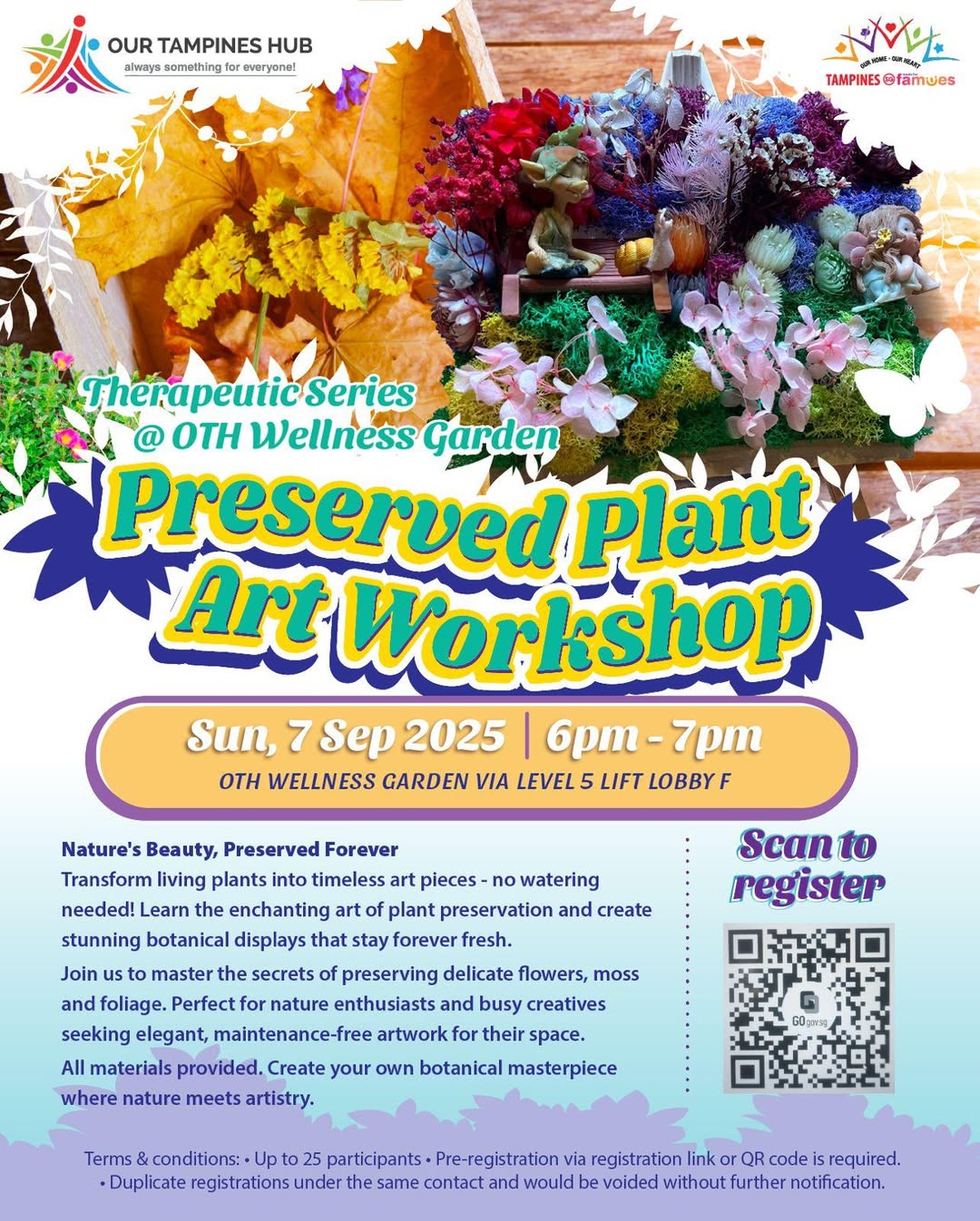 Vibrant green preserved plant art arrangement in a modern interior.