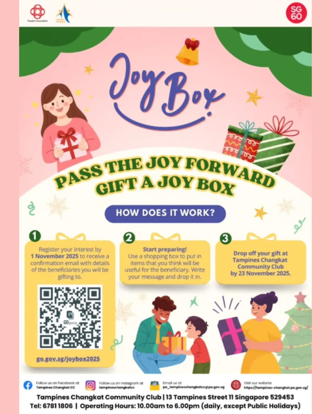 A heartwarming image illustrating the spirit of giving and community care during the festive season.