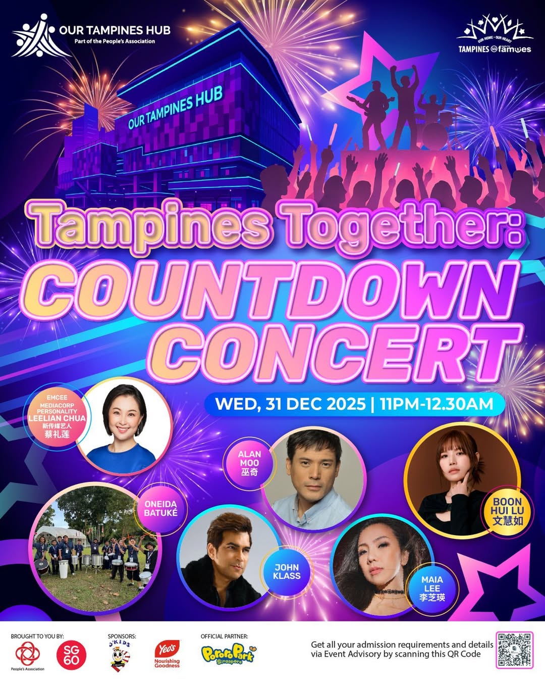 Tampines Together Countdown Concert promotional image