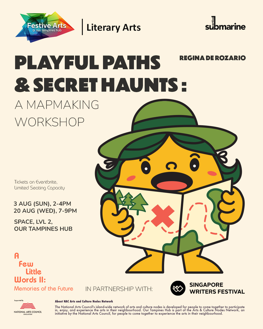 A whimsical map illustration featuring colorful paths and landmarks, inviting exploration.