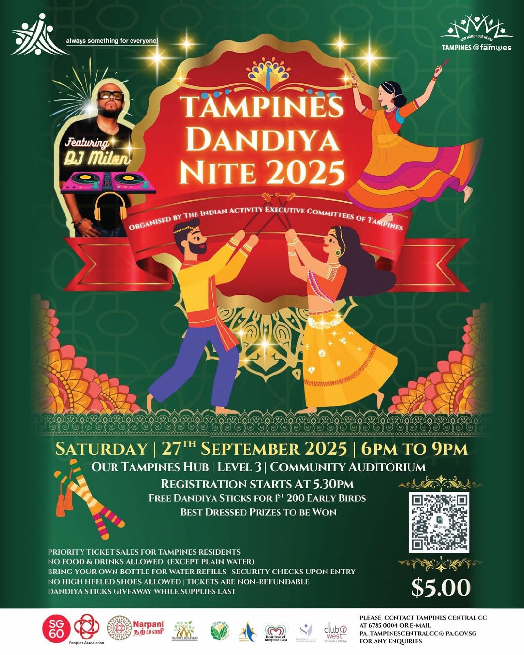 Dandiya Nite 2025 promotional image