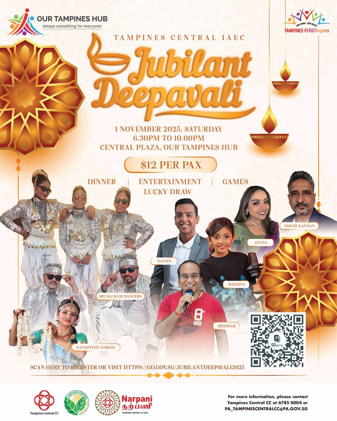 Deepavali festivities at Our Tampines Hub