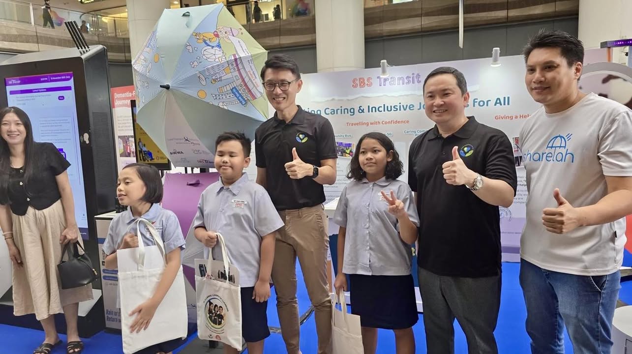 A community leader addressing the audience at Our Tampines Hub