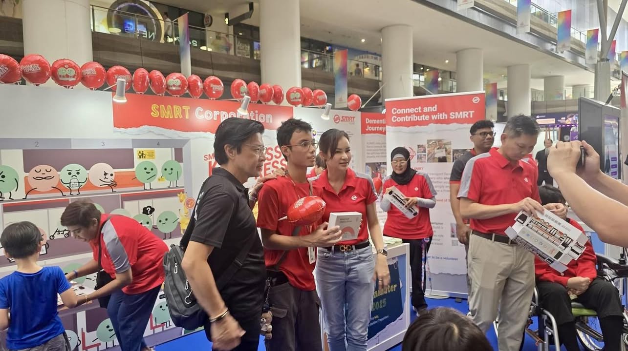 Diverse group of community members participating in a wellness session